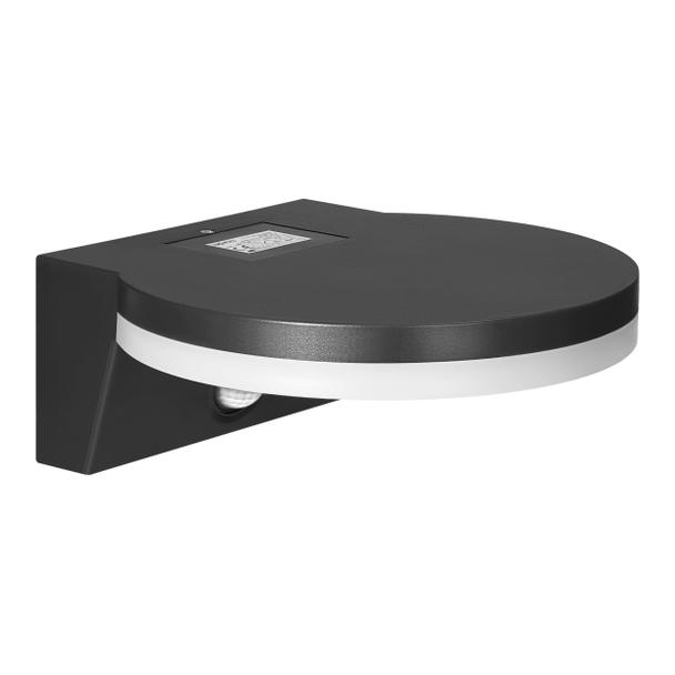 ASPEN LED 15W, oprawa ogrodowa z czujnikiem ruchu PIR, 1300lm, IP65, 4000K, czarna AD-OP-6604BLPMR4 ORNO