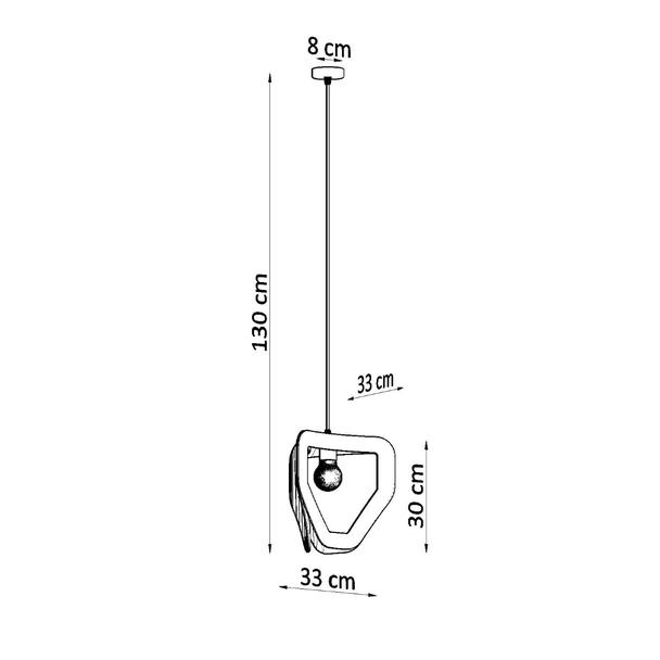 Sollux Lampa wisząca TRES biała SL.0929