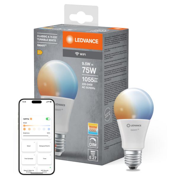 Lampa LED SMARTWIFI A75 9,5W/827230VTWFRE274X1 LEDV