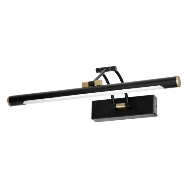 Kinkiet lampa nad lustro RICO LED 7W 770lm 4000K IP44 dł. 40 cm czarna AD-OM-6518L4/B ORNO