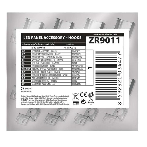Haczyki do LED PANEL 120x30 ZR9011 EMOS