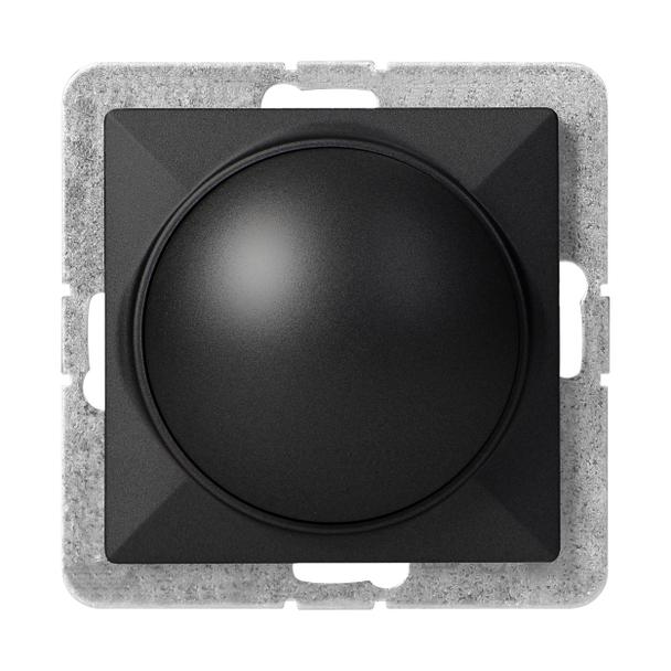 Ściemniacz obrotowy LED Pearl, 230V, 50Hz, Pmin:3W, Pmax:35W, SO-1P/LED, czarny OR-OE-7716/LED/B ORNO