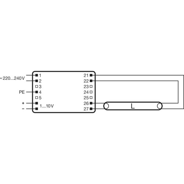 Statecznik elektroniczny Quicktronic Intelligent 1x21 39 220-240 DIM
