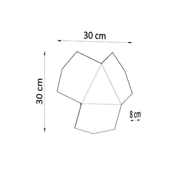 Sollux Kinkiet TRE biały SL.0424
