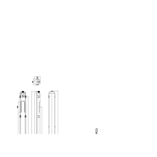 Oprawa hermetyczna Ledinaire WT065C G2 60W 9800lm IP65 4000K barwa neutralna LED98S/ 840 PSU 150cm 5 9,11402E+11 PHILIPS