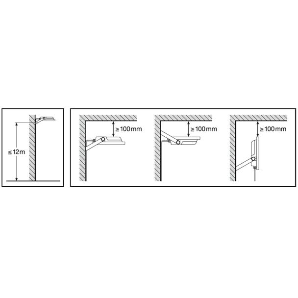 Projektor LED FLOOD PFM 100 P 69W/53W 10000lm/8000lm 4000K 840 PS SY100 czarny LEDVANCE