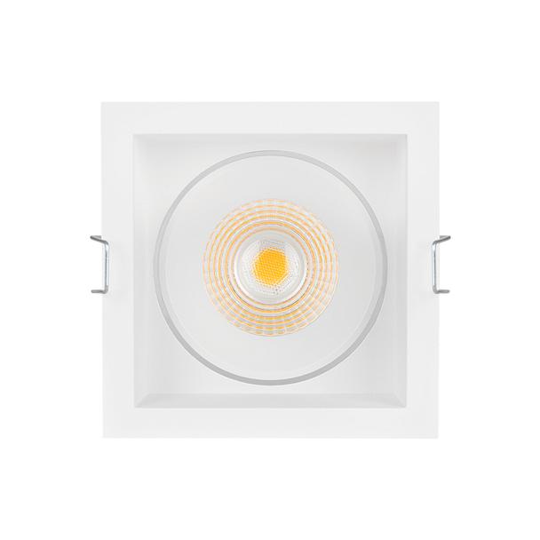 Oprawa SPOT SQUARE DARKLIGHT ADJUST 8W 3000K FL WT