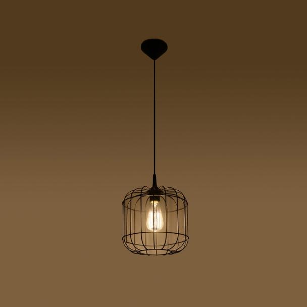 Sollux Lampa wisząca CELTA czarna SL.0296