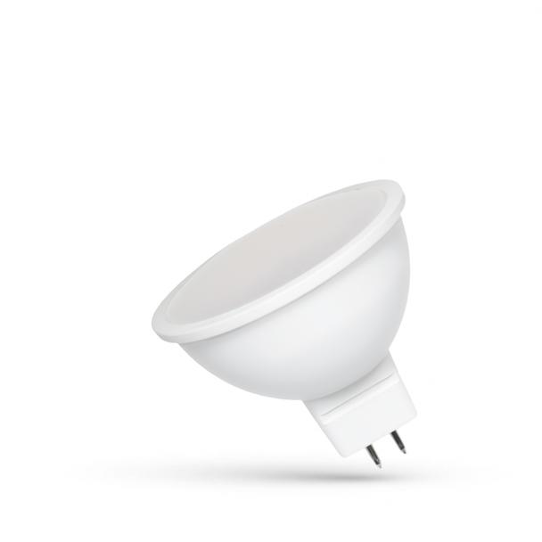 LED MR16 12V 6W SMD WW z MLECZNĄ SZYBKĄ BIALA SPECTRUM