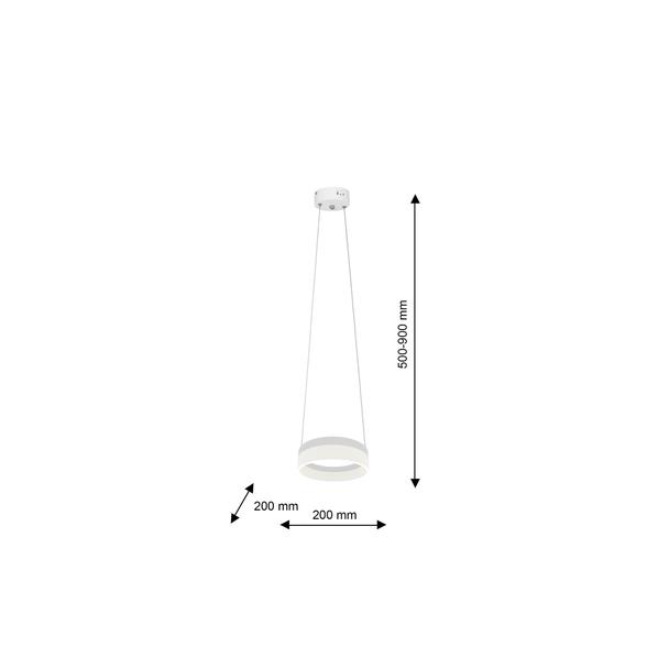 lampa wisząca LED Ring 12W 840lm 4000K ML404 Milagro