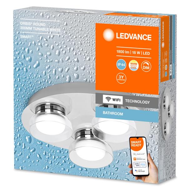 Oprawa SMART+ WIFI ORBIS ROUND 300 RD IP44 TW CR
