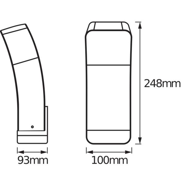 Oprawa SMART+ WIFI CURVE WALL RGBW SI