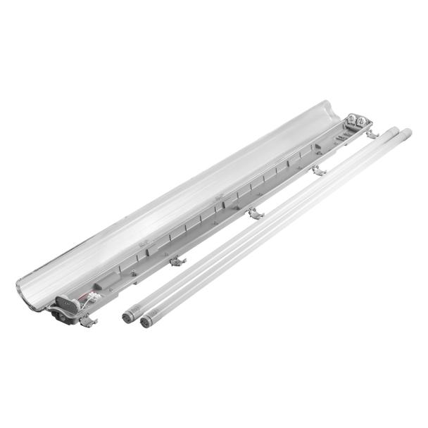 VUMBI II T8 LED 2*18W oprawa hermetyczna pod T8 LED, 3600lm, IP65, 4000K, oprawa zawiera świetlówki DS-2 ORNO