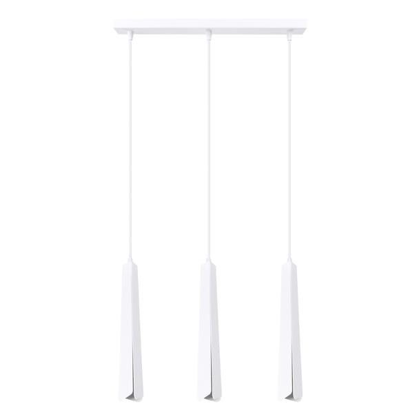 Lampa wisząca PRYSM 3L biała