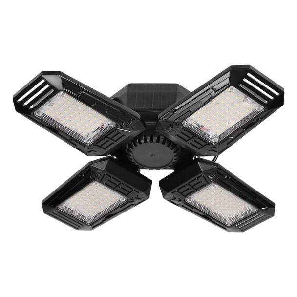SYRIUSZ LED lampa warsztatowa składana 4-skrzydłowa, E27, 72W, 4000K, 6480lm WL-14 ORNO