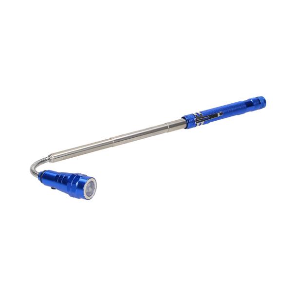 Latarka teleskopowa 17-57 cm, 3 LED, 4 x LR44, wyginana głowica, magnes WL-9 ORNO