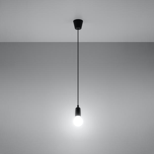 Sollux Lampa wisząca DIEGO 1 czarna SL.0572