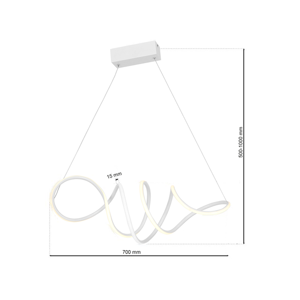 lampa wisząca LED Loca 56W 3360lm 4000K ML5491 Milagro