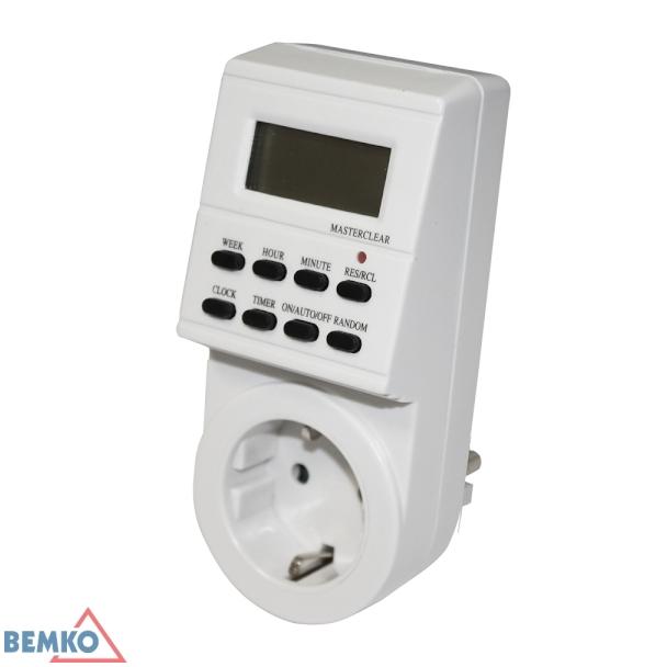 PROGRAMATOR ELEKTRONICZNY 7D SCHUKO B62-TSED1 BEMKO