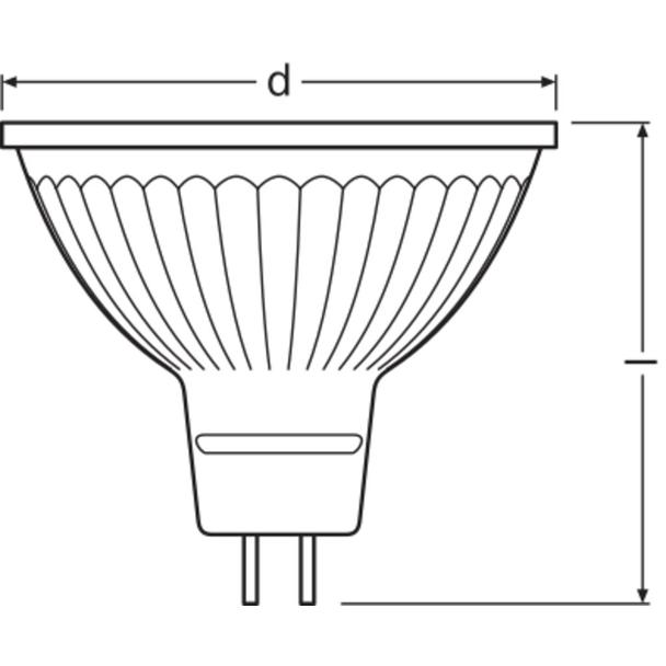 Lampa LED PARATHOM PRO DIM Spot MR16 Glass 20 3,6W/940 GU5.3
