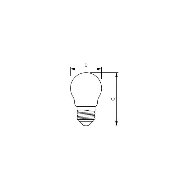 Żarówka LED ściemnialna Kulka 3,4W=40W 470lm / 2200K/2700K LEDLusterDT 3,5-40W E27 927 P45 5 lat gw. 9,29003E+11 PHILIPS