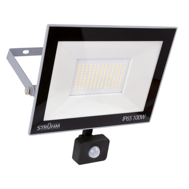 Naświetlacz SMD LED z czujnikiem ruchu KROMA LED S 100W GREY 6500K 03708 IDEUS