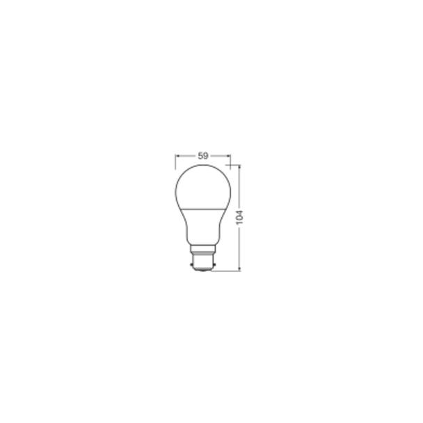 Lampa LED BASE Classic A60 8,5W/827 230V plastik B22D FS4 OSRAM