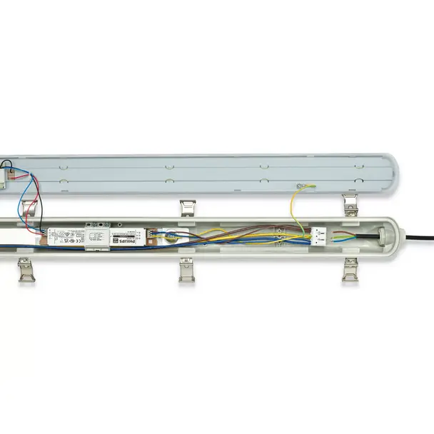 Oprawa hermetyczna Ledinaire WT065C przelotowa 53/30W 4100/6800lm IP65 4000K barwa neutralna LED41_6 9,11402E+11 PHILIPS