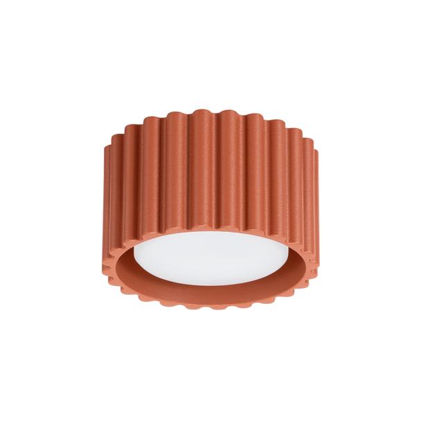 SOLLUX Plafon AURA 1 ochra czerwona Gx53 ; SL.1802