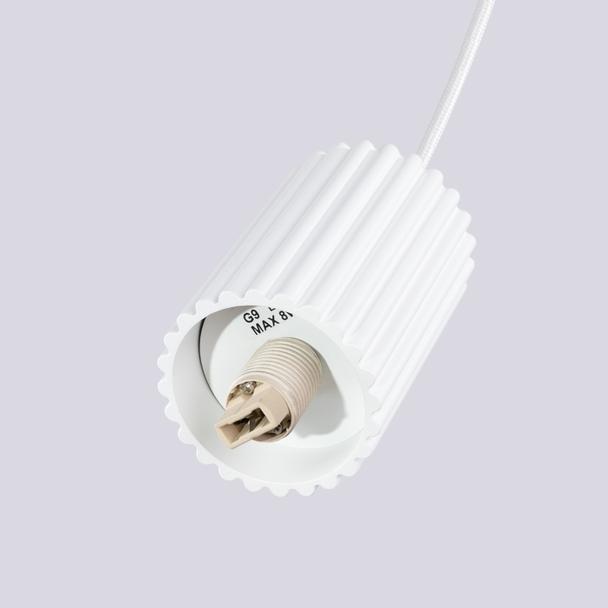 Lampa wisząca HALO 3P biała