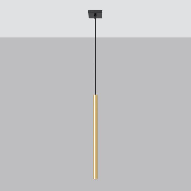 Sollux Lampa Wisząca PASTELO 1 złoty połysk SL.1195
