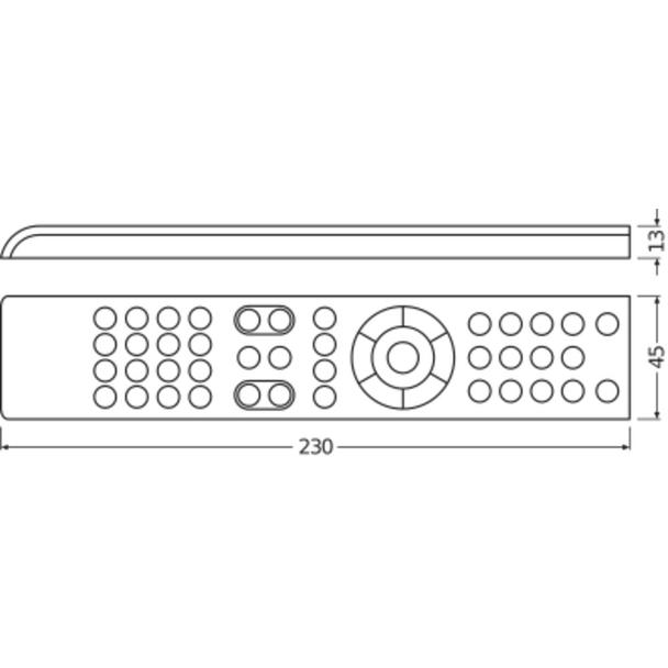 Pilot programujący USB DALIeco REMOTE PC KIT