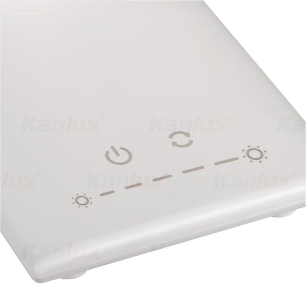 Lampka szkolna LED na biurko stołowa regulowana 7,3W USB biała 35781 KANLUX
