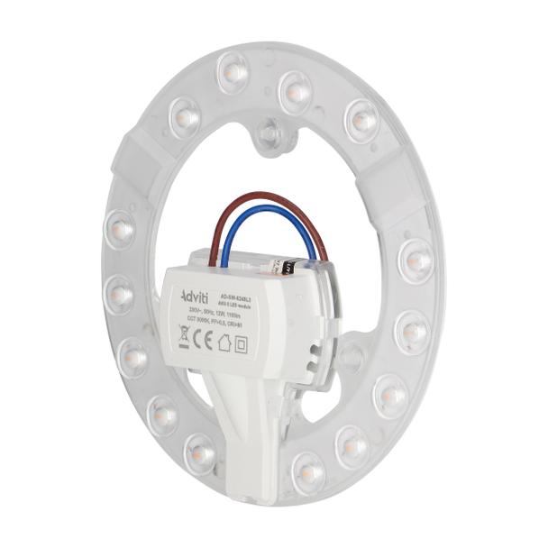 AVIS II LED 12W, panel świetlny, 1100lm, 3000K, 3 neodymowe magnesy, O 137 AD-SW-6249L3 ORNO