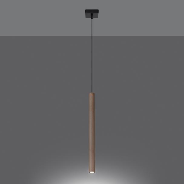 Sollux Lampa wisząca PASTELO 1 drewno SL.1266