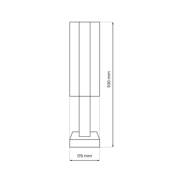lampa stołowa LED Ray 12W 840lm 4000K ML170 Milagro