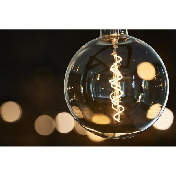 Lampa LED Vintage 1906 dim CL GLOBE125 Filament szkło przezroczyste GOLD 55 dim 7W 825 E27