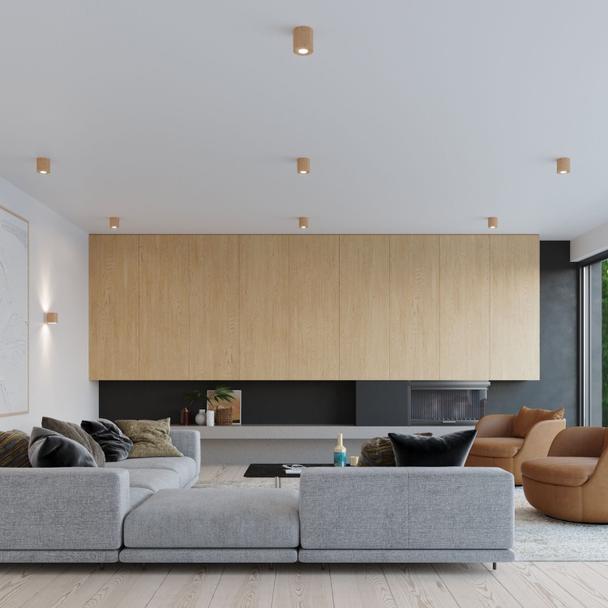 Sollux Kinkiet ORBIS naturalne drewno SL.0490