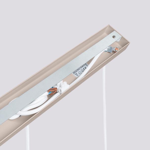 SOLLUX Lampa wisząca KARBON 3L taupe ; SL.1774