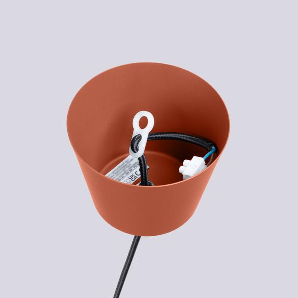 Sollux Lampa wisząca BILO ochra czerwona