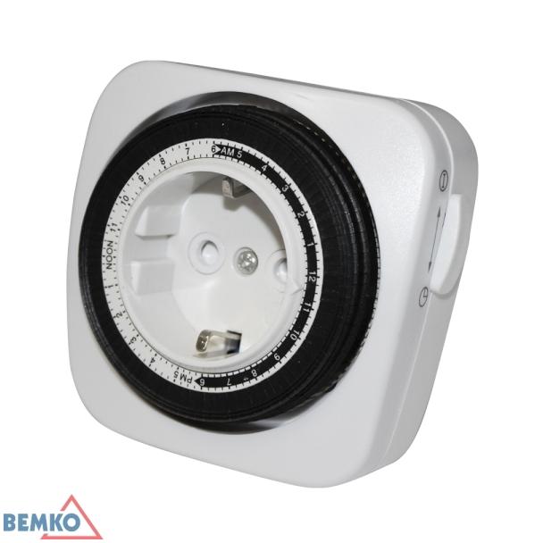 PROGRAMATOR MECHANICZNY 24H SCHUKO-MINI B62-TSMD20 BEMKO