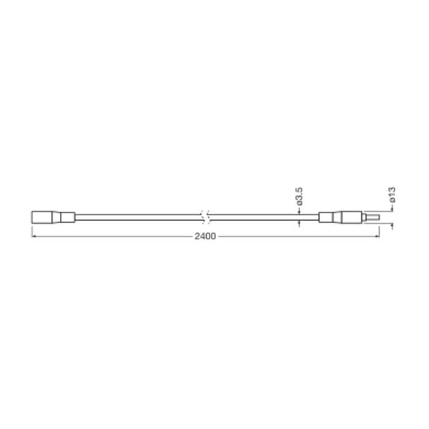 Blokada skręcana zewnętrzna PANEL 1200 CABLE EXT TWIST LOCK