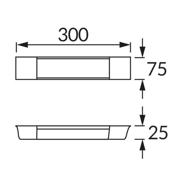Oprawa świetlówkowa LED biała FLAT 02913 IDEUS