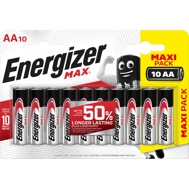 BATERIA ENERGIZER MAX AA E91 /10 a7638900437775 SELVISTA