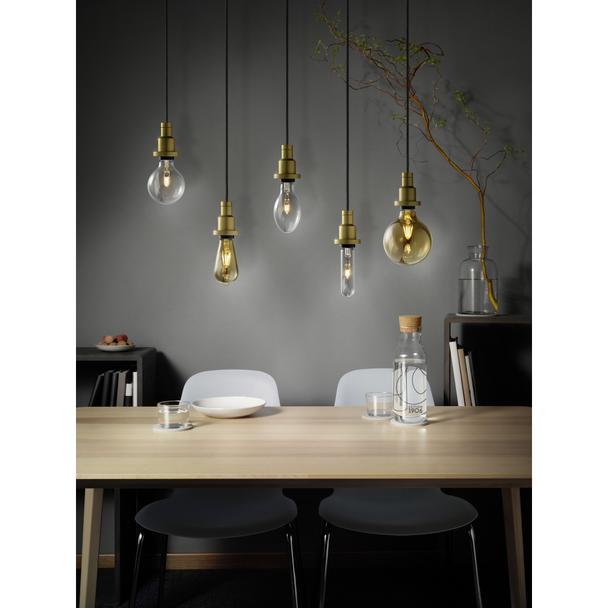 Lampa LED Vintage 1906 dim CL GLOBE125 Filament szkło przezroczyste GOLD 55 dim 7W 825 E27