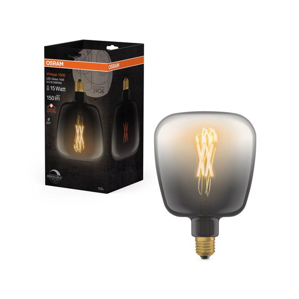 Lampa LED Vintage 1906 LED GLOBE Filament szkło przezroczyste 15 dim 4,5W/816 E27