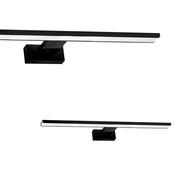 kinkiet łazienkowy nad lustro LED Shine 15W 1050lm 4000K czarny ML6336 Milagro