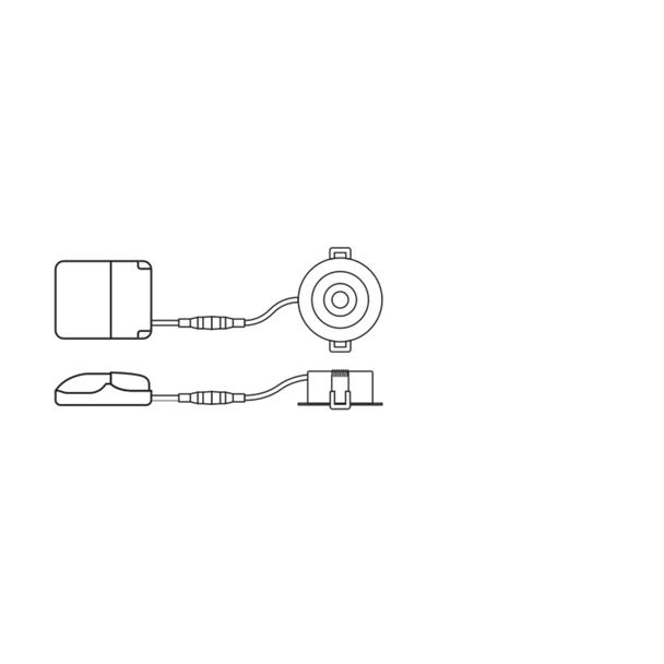 Oprawa SP AIR ADJ P 4W 930 DIM IP23 WT