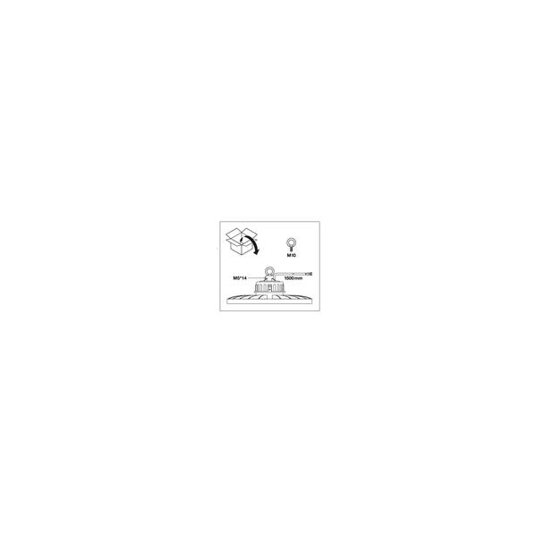 Oprawa HIGH BAY P 87W 865 70DEG IP65