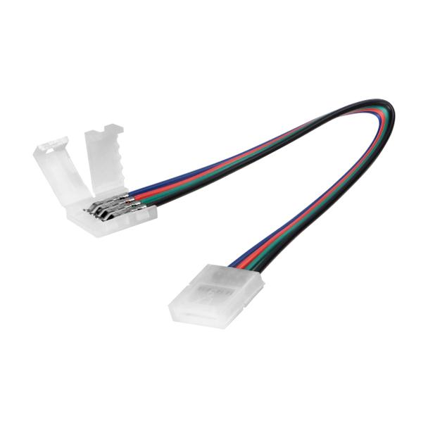 Złączka LED RGB 10mm dwustronna z przewodem AD-TL-6499/Z-P-Z/RGB ORNO